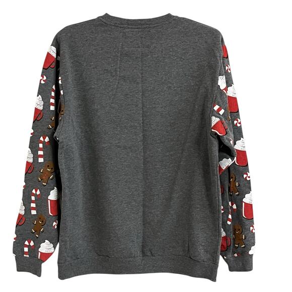 Happy Holidays Working On My Santa Bod Christmas Snack Sweatshirt - Picture 4 of 5